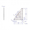 Треугольная пластина из анодированного алюминия Triangle Plate 6*8 (Pair) - «globural.ru» - Калуга