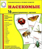 Демонстрационные карточки "Насекомые" - «globural.ru» - Калуга