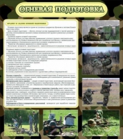 Стенд "Огневая подготовка" (вариант 2) - «globural.ru» - Калуга