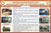 Стенд "ТБ при выполнении работ на токарном станке" - «globural.ru» - Калуга