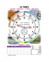 Le temps. Учебно наглядные пособия по французскому языку - «globural.ru» - Калуга