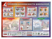 Стенд-уголок "Правила безопасности школьника" - «globural.ru» - Калуга