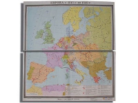 Учебная карта "Европа с 1815 - 1849 г.г." 1180*1070 мм (матовое, 2-стороннее лам.) - «globural.ru» - Калуга