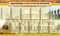 Стенд "Подготовка к ЕГЭ и ОГЭ по истории вариант 2 ( 9 кармашков)" - «globural.ru» - Калуга