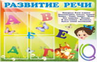Стенд "Развитие речи" (вариант 1) - «globural.ru» - Калуга