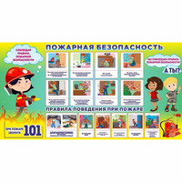 Стенд "Пожарная безопасность" 1.5х0.8 - «globural.ru» - Калуга