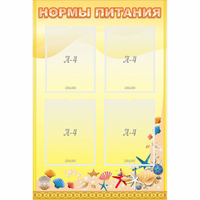 Стенд "Нормы питания" - «globural.ru» - Калуга