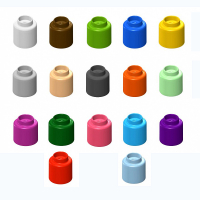  Элемент конструктора одиночный одноцветный Color Blocks 100 штук - «globural.ru» - Калуга