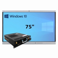 Интерактивная панель 75" (встроенный ПК, Win10, Intel i5) - «globural.ru» - Калуга