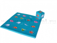 Игровой детский мат «Море» с кубиком (ВИК) - «globural.ru» - Калуга