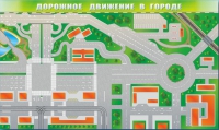 Доска магнитно-маркерная панорамная "Дорожное движение в городе" - «globural.ru» - Калуга