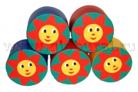 Пуфик «Солнышко» d=60*30см (ВИК) - «globural.ru» - Калуга
