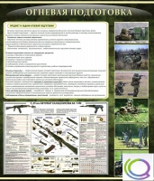 Стенд "Огневая подготовка" (вариант 3) - «globural.ru» - Калуга
