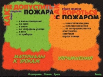 Основы пожарной  безопасности. (Электронное учебное пособие по курсу ОБЖ) - «globural.ru» - Калуга