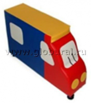 Напольная мягкая игрушка "Грузовик" каталка - «globural.ru» - Калуга