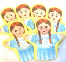 Набор кукол - рукавичек  "Эмоции. Девочки" - «globural.ru» - Калуга