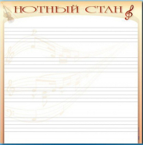 Доска магнитно-маркерная "Нотный стан" - «globural.ru» - Калуга