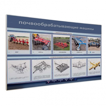 Электрифицированный светодинамический стенд «Почвообрабатывающие машины» - «globural.ru» - Калуга