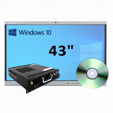 Интерактивная панель 43" (встроенный ПК, Win10) - «globural.ru» - Калуга